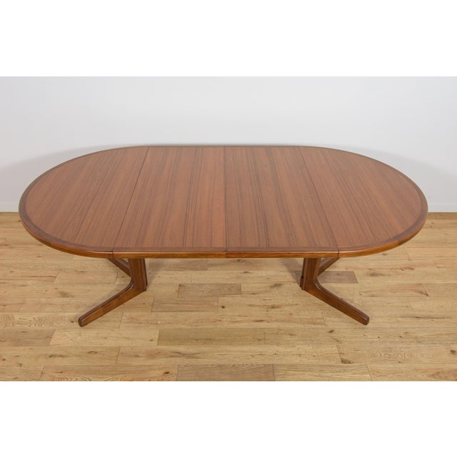 Mid-Century Modern Round Extending Dining Table in Teak, Denmark, 1960s For Sale - Image 13 of 18