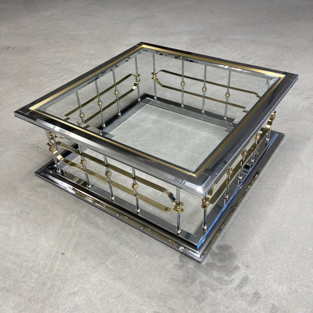 Fireplace Fender Coffee Table in Mastercraft For Sale - Image 9 of 12