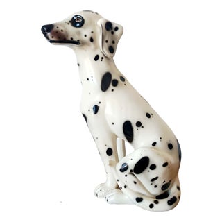 Vintage Ceramic Dalmatian Dog, Italy, 1970s For Sale