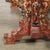 Arts and Crafts Sicilian Polychromed Wood & Iron Glass Top Oxcart Cocktail Table For Sale - Image 12 of 18