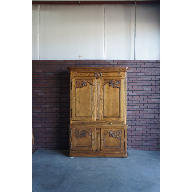 Late 20th Century Baker Parisian Armoire Cabinet For Sale - Image 12 of 12