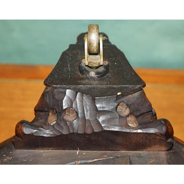 Anitque Victorian Carved Ottoman, 1840s For Sale - Image 12 of 14