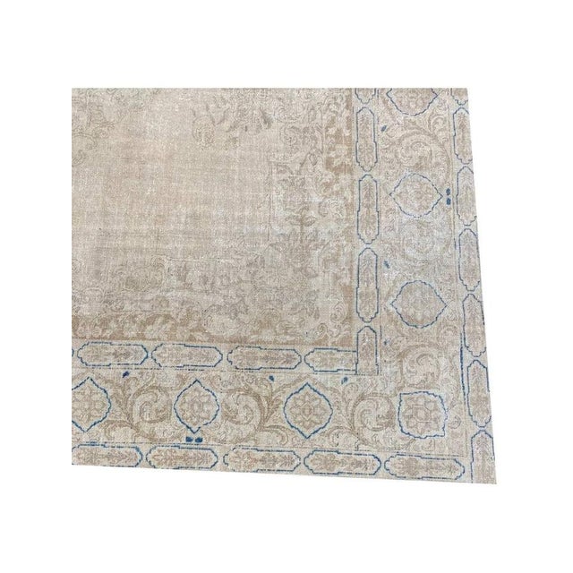 1950s Old Persian Tabriz Area Rug 9 X 13 For Sale - Image 12 of 12