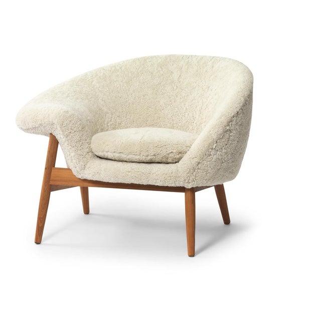 Contemporary Fried Egg Left Lounge Chair by Warm Nordic For Sale - Image 3 of 14