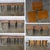 Mid-20th Century MCM Stacking Tables Walnut Veneer Tops Brass and Ebonized Legs Set of 3 For Sale - Image 17 of 18