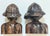 Mid-Century Balinese Hand-Carved Wood Elderly Farmer Couple Busts, Pair For Sale - Image 12 of 12