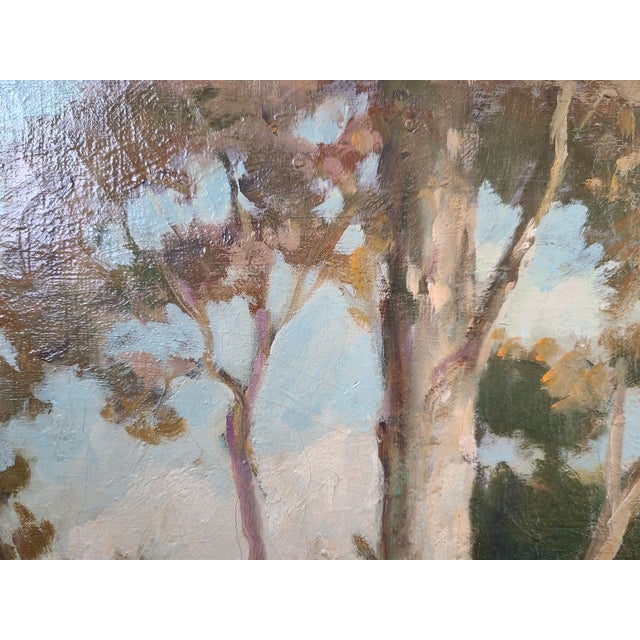 Vintage Plein Air Oil Painting 1950s California Bay Area Coastal Scene For Sale In Los Angeles - Image 6 of 10