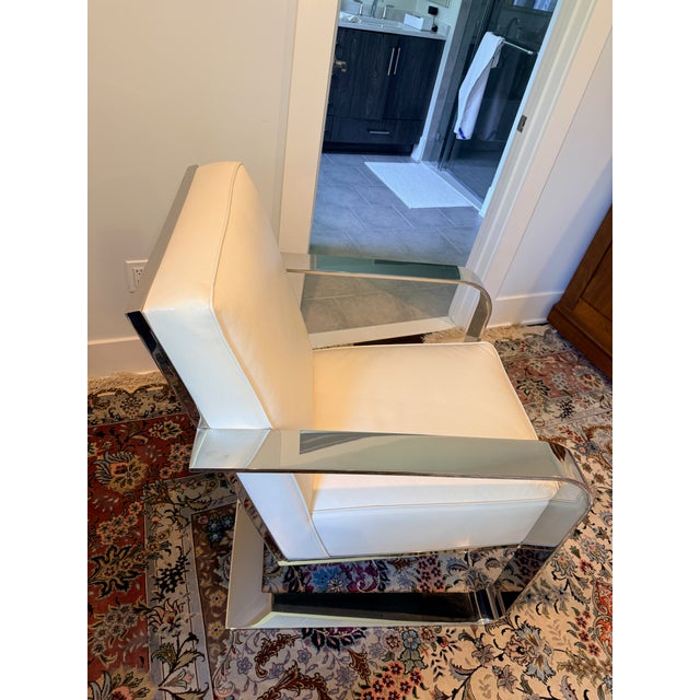 Ralph Lauren Leather Penthouse Chair For Sale - Image 11 of 14
