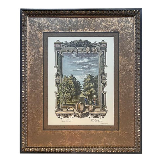 Large Vintage John-Richard “Hortus Nucum” Framed Botanical Print After i.g. Pintz For Sale