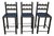 Set of 3 Country French Counter Stools For Sale