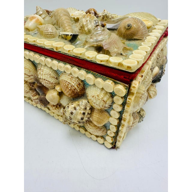 Vintage Shell Box | Chairish