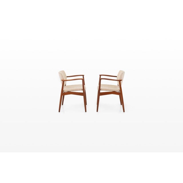 Mid-Century Modern Captains Chairs by Erik Buch for Ørum Møbler, Denmark, 1960s, Set of 2 For Sale - Image 3 of 16