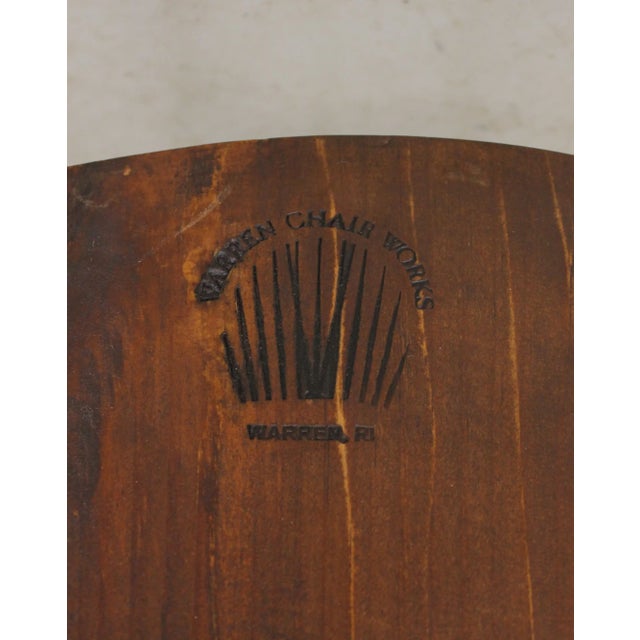 Warren Chair Works Windsor Style High Seat Chair For Sale - Image 12 of 13