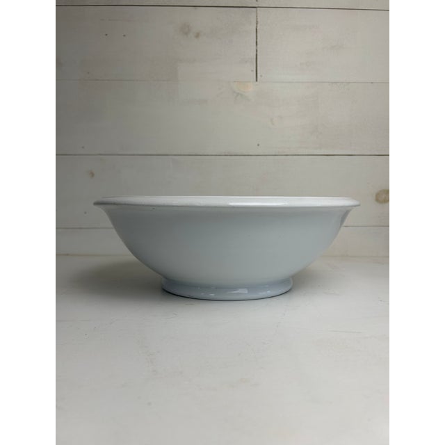 English Antique English Ironstone Bowl For Sale - Image 3 of 4