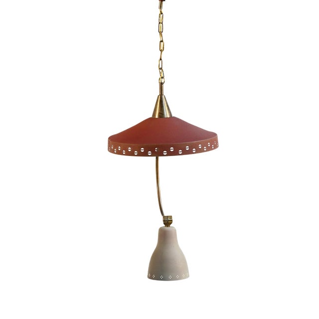 Swedish Modern Ceiling Lamp, 1950s For Sale - Image 3 of 12