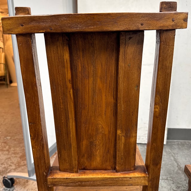 Handcrafted Dining Chairs, Set of Six For Sale - Image 11 of 12