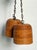 Late 20th Century Vintage Boho Coiled Pencil Reed Hanging Light Pendant For Sale - Image 5 of 7