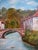 1990s 1990s J Borin French School River Town Landscape Oil Painting Signed For Sale - Image 5 of 12