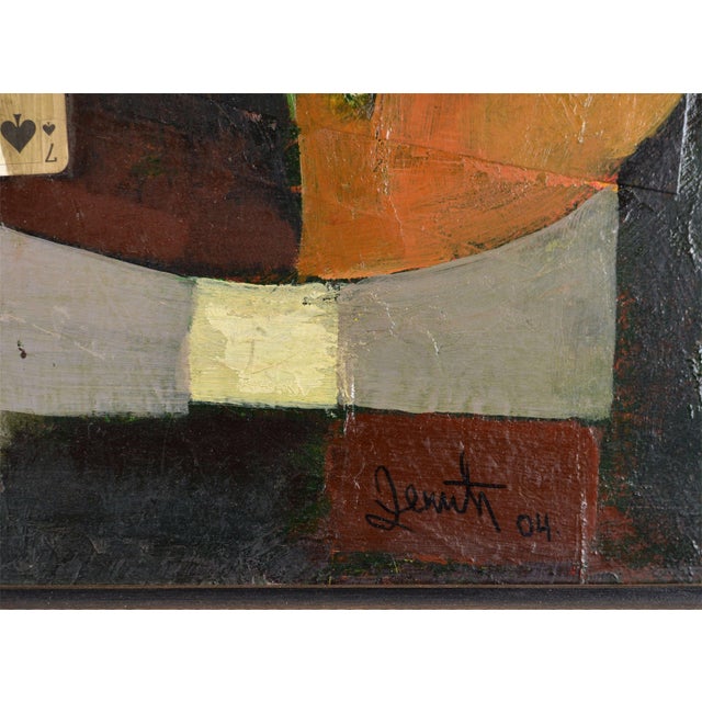 Janis Zemitis, In the Middle of Night, 2004, Oil Painting on Cardboard, in Very Good conditions. Designed from 2000 This...