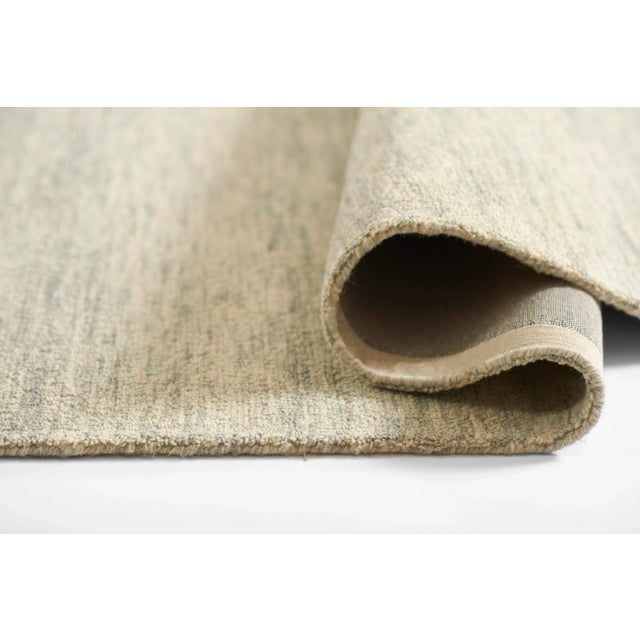 Momeni James Light Grey Hand Tufted Area Rug 5' X 8' For Sale - Image 10 of 11