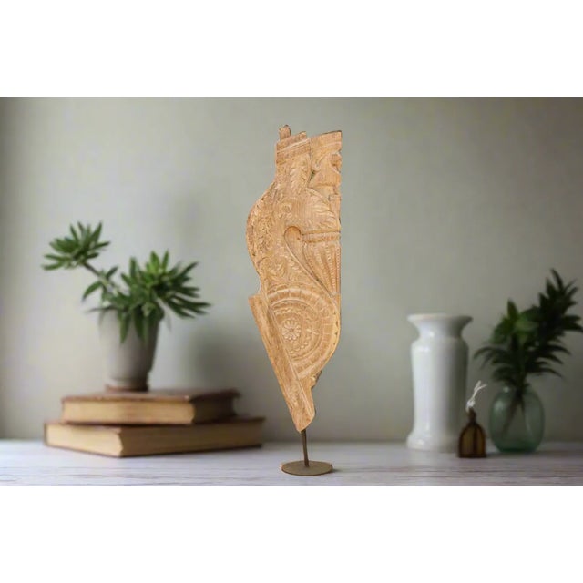 A charming piece of architectural heritage, this gorgeous antique corbel transcends its utilitarian past to become a...