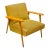 Vintage Mid Century Modern Blonde Wood Paul McCobb Style Paddle Arm Lounge Chair For Sale