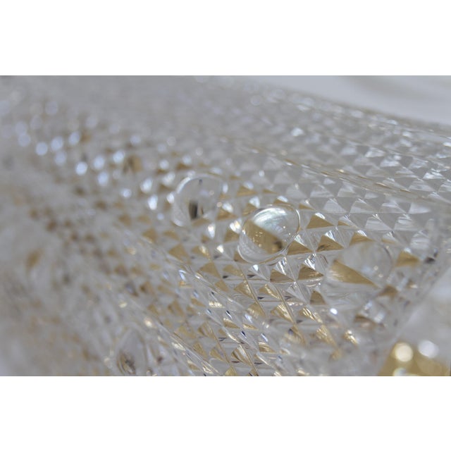 Mid-Century Danish Glass and Brass Sconce by Carl Fagerlund for Orrefors, 1960s For Sale - Image 12 of 15