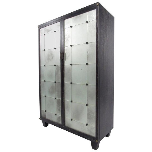 Industrial Modern Two Door Living Room Storage Cabinet Chairish