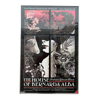 1986 "The House of Bernarda Alba" Original Promotional Poster by Roslav Szaybo For Sale
