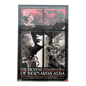 1986 "The House of Bernarda Alba" Original Promotional Poster by Roslav Szaybo