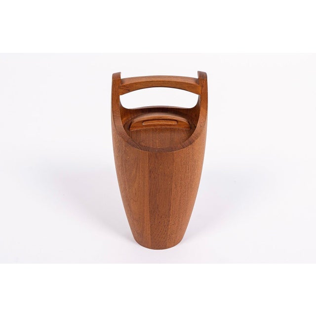 Mid-Century Modern Mid Century Danish Modern Teak Ice Bucket by Jens H. Quistgaard for Dansk For Sale - Image 3 of 13