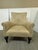 2010s Contemporary Wingback Chair With Spiral Pattern For Sale - Image 5 of 12