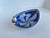 Japanese Vintage Chinese Man Blue White Porcelain Chinoiserie Oval Bowl For Sale - Image 3 of 13