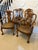 Outstanding quality set of 6 antique Victorian carved walnut dining chairs consisting of a pair of elbow chairs and 4...