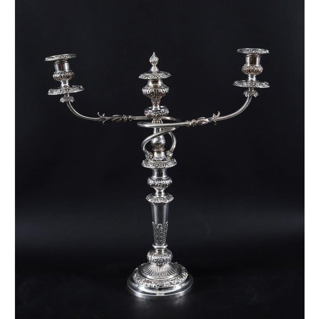 Antique Sheffield George III Candelabra, 18th Century, Set of 4 For Sale - Image 6 of 18