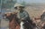 Paint Frederick Remington Reproduction Oil Painting on Canvas For Sale - Image 7 of 17