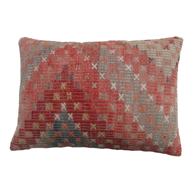 1970s Kilim Rug Pillow Cover For Sale