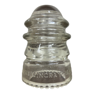 Antique Hemingray 12 Clear Glass Insulator
