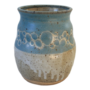 Vintage Studio Art Drip Glaze Pottery Vessel or Vase