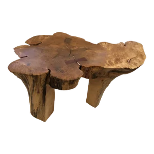 Hand Made Amoeba Shaped Organic Modern Maple Coffee Table