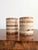 A fabulous and rarely seen set of mid century modern travertine bookends by Fratelli Mannelli. Created in Italy circa...