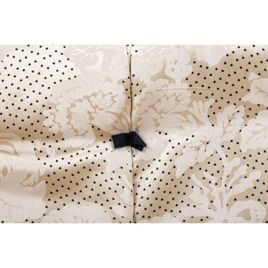 Vintage Classic Tufted Silk Loveseat For Sale In Charlotte - Image 6 of 10