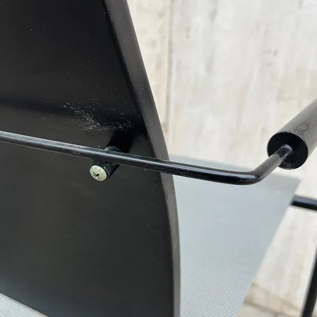 Italian Highback Chair, 1980s For Sale - Image 9 of 12