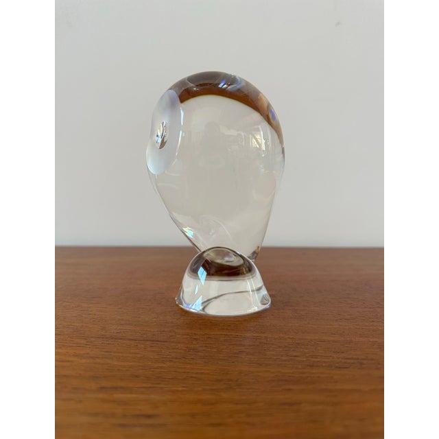 Steuben Glass Owl Designed by Donald Pollard For Sale In San Francisco - Image 6 of 10