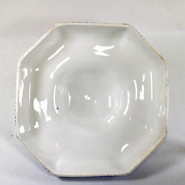 Mid-19th Century English W. Adams & Sons "Cassino" Ironstone Covered Tureen For Sale - Image 11 of 15