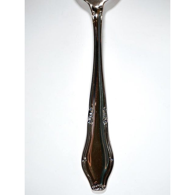 Art Deco Silver Cutlery Set for 12 in Showcase attributed to Bruckmann &Sons Germany, 1920s, Set of 164 For Sale - Image 10 of 13