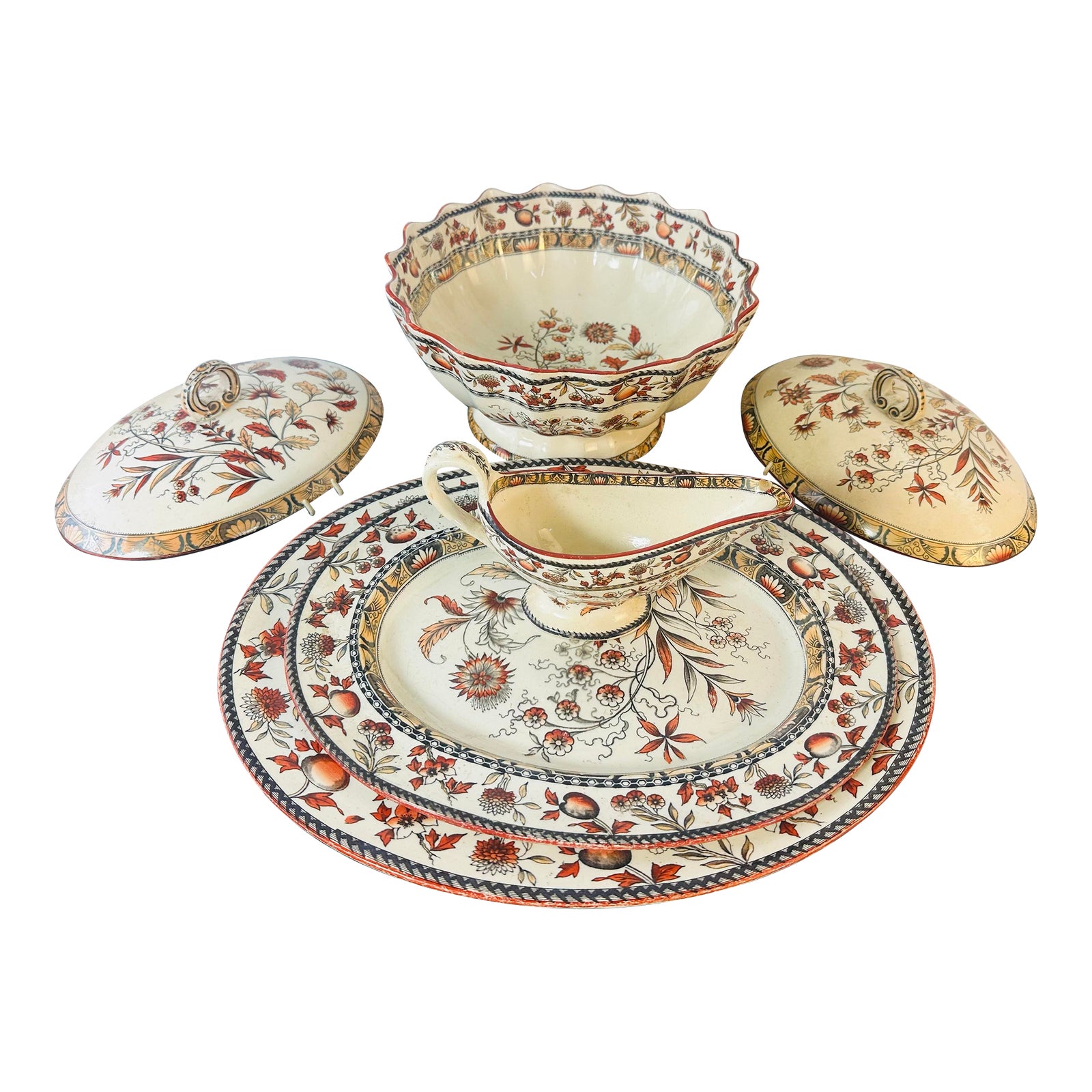 Collection of Wt Copeland Transferware | Chairish
