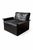 Animal Skin Model 620 Armchair in Black Leather by Dieter Rams for Vitsoe, 1970s For Sale - Image 7 of 7