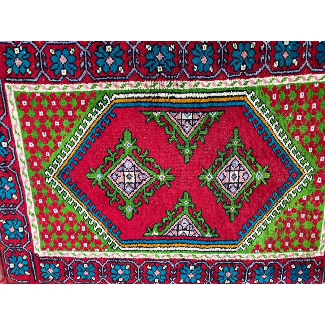 Textile Vintage Tunisian Kairouan Rug For Sale - Image 7 of 12