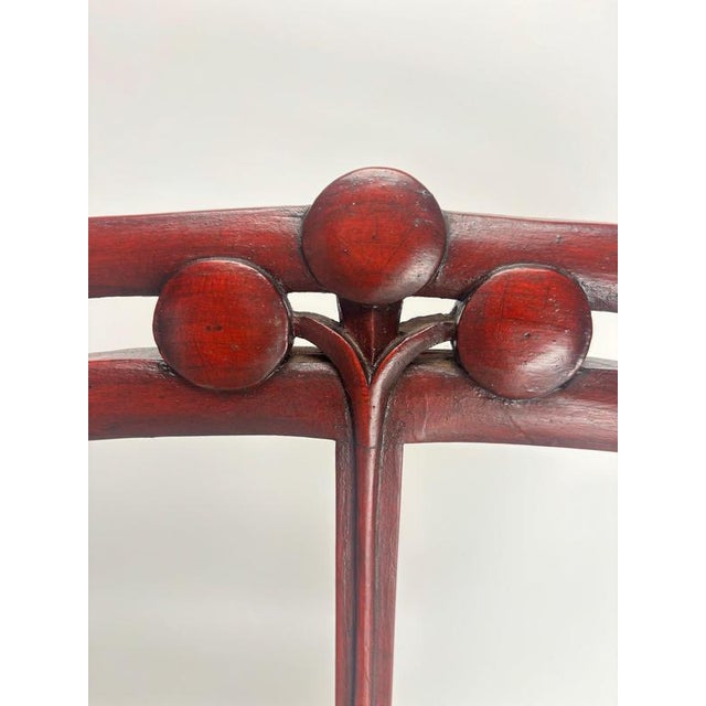 Art Nouveau Wooden Armchairs by Carlo Zen, Italy, 1900, Set of 2 For Sale - Image 11 of 16